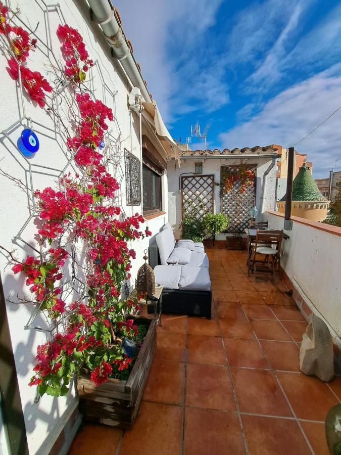 Barcelona Badalona Playa Terraza Apartman Kültér fotó