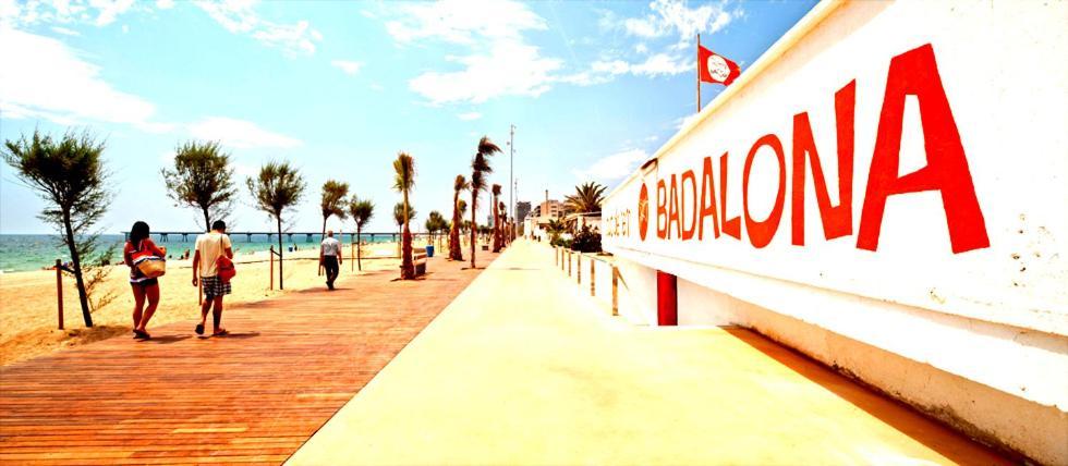 Barcelona Badalona Playa Terraza Apartman Kültér fotó