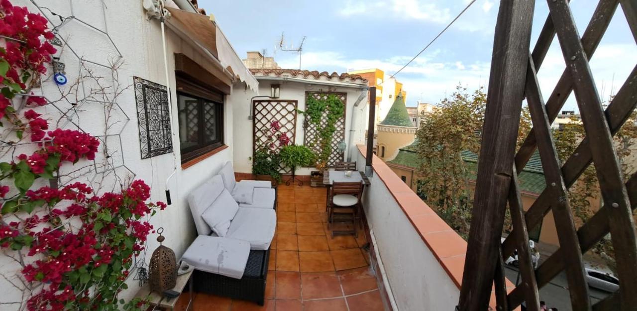 Barcelona Badalona Playa Terraza Apartman Kültér fotó